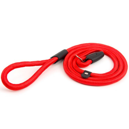 Smycz zaciskowa BEHAWIORALNA, RINGÓWKA M RED